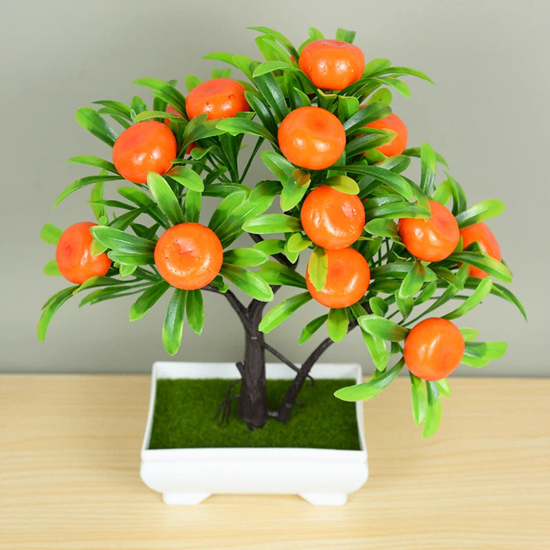 Artificial Potted Green Bonsai Tree