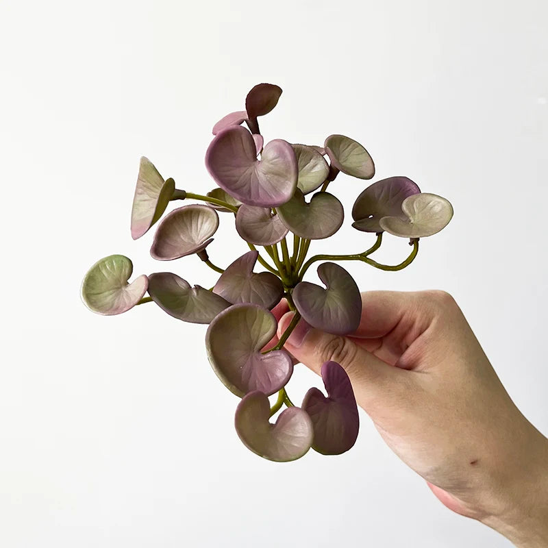 Artificial Copper Coin Grass Bouquet Décor