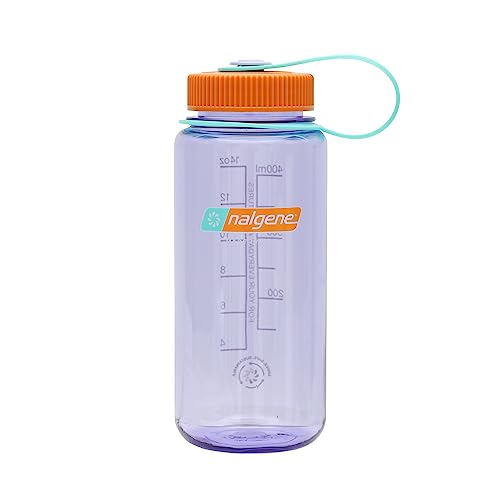 Nalgene Sustain Tritan BPA-Free Water Bottle Made with Material Derived from 50% Plastic Waste, 16 OZ, Wide Mouth, Jade