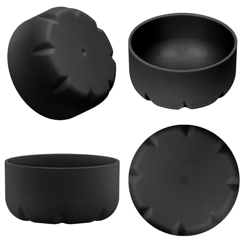 VIKIZUES Silicone Boot Compatible with Owala Kids Water Bottle 14/16 oz & S'well 17oz Water Bottle and More 12/17 oz Stainless Steel Water Bottles, Anti-Slip Bottom Protector Sleeve (Pink)