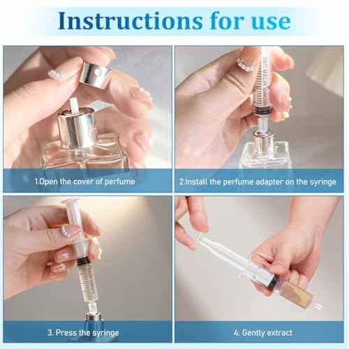 Perfume Dispenser Pump 100pcs Perfume Extraction Plastic Adapters Syrin- Pump Without Syrin- for Travel Refillable Perfume Atomizers Spray Bottle