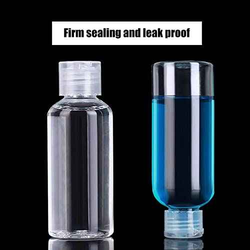 5 Pack 3.4oz Empty Plastic Travel Bottles for Toiletries TSA Approved Leak Proof Squeezable Travel Size Containers Travel Essentials Accessories, clear