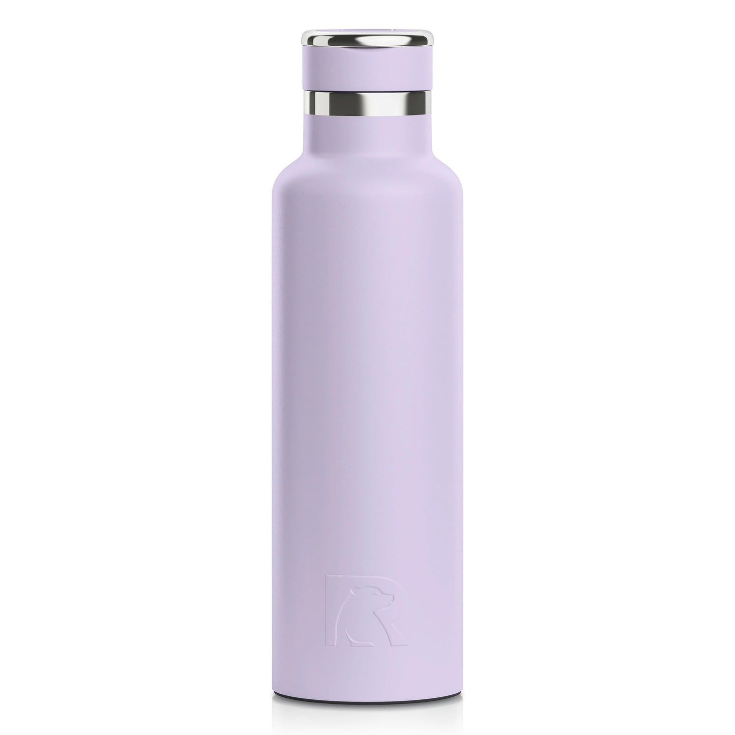 RTIC 20oz Journey Bottle Metal Stainless Steel Vacuum Insulated, BPA Free, Reusable, for Water, Hot and Cold Drinks, Travel, Sports, Camping, Dusty Lilac