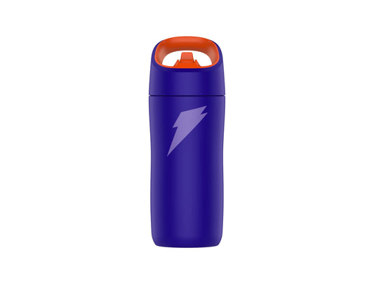 Gatorade Kids' Rookie Metal Water Bottle, 12oz, Stainless Steel Bottle, Double-Wall Insulation, Vacuum Insulated, Thermo Mug