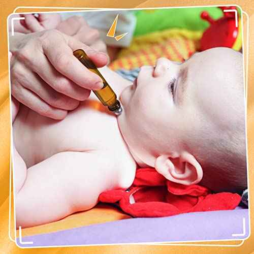 Sumind Essential Oil Roller Bottles - 250 Pcs, 10 ml Glass, Stainless Steel Roller Balls, Leakproof, Funnel Included(Amber)