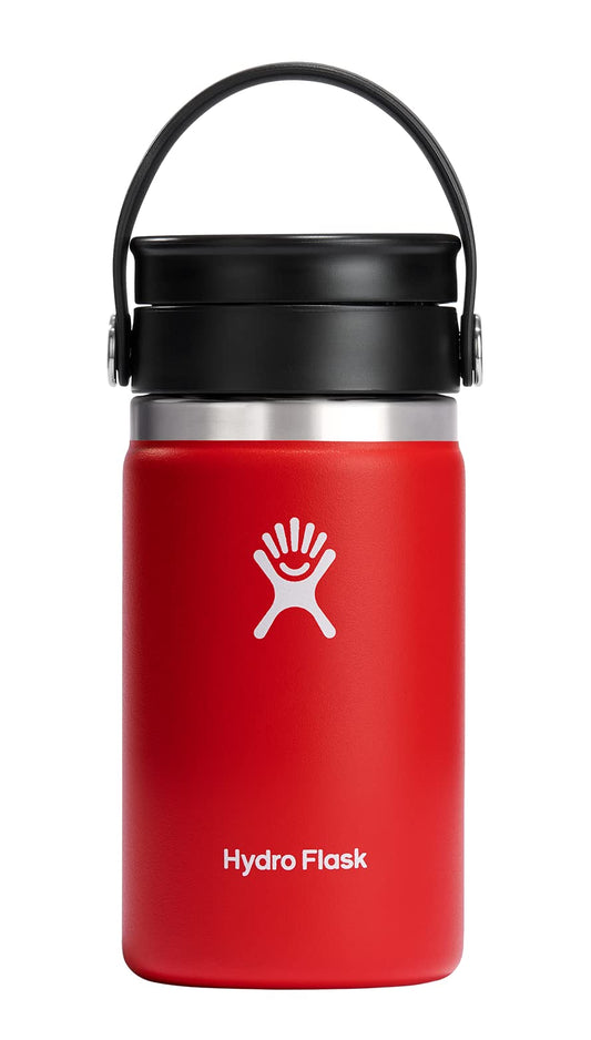 Hydro Flask 12 oz Wide Mouth with Flex Sip Lid Stainless Steel Reusable Water Bottle Goji - Vacuum Insulated, Dishwasher Safe, BPA-Free, Non-Toxic