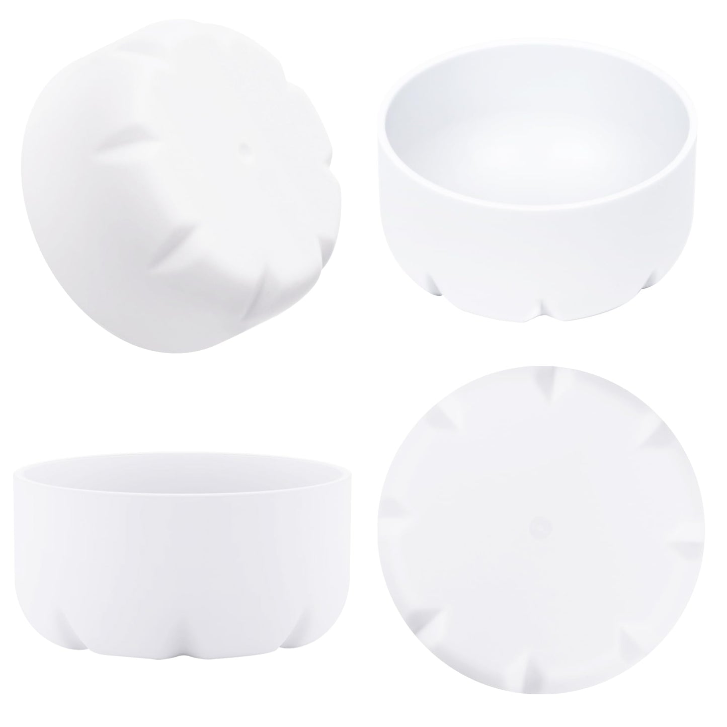 VIKIZUES Silicone Boot Compatible with Owala Water Bottle 24 oz & S'well 25 oz Water Bottle and More 25 oz Stainless Steel Water Bottles, Anti-Slip Bottom Protector Sleeve (White)