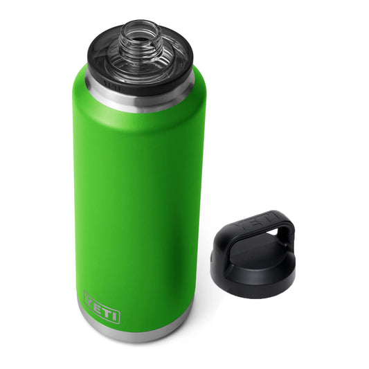 YETI Rambler 46 oz Bottle, Vacuum Insulated, Stainless Steel with Chug Cap, Canopy Green
