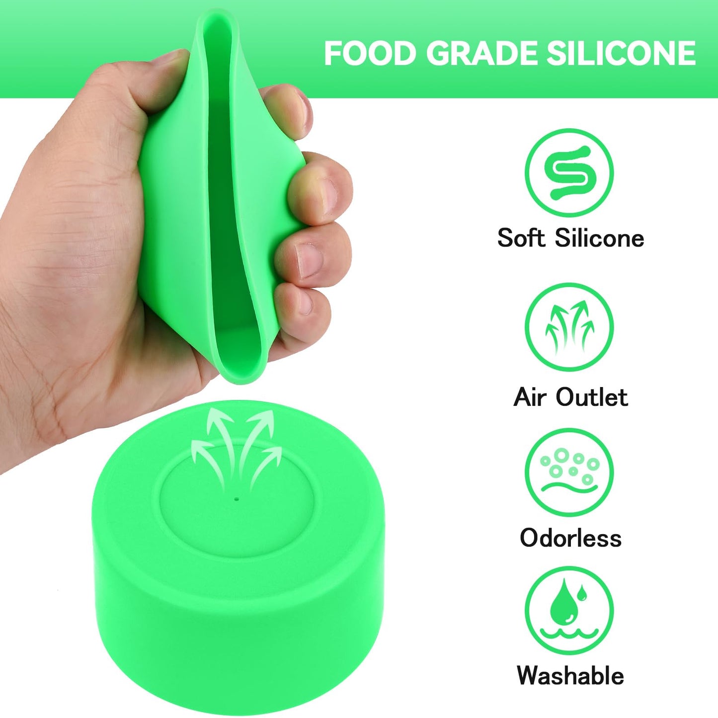 2 PCS for Stanley Boot, Silicone Bottom for Stanley Cup Boot Quencher Adventure 40oz&for Hydroflask Boot 12-24oz for Stanley Tumbler Accessories for Stanley Cup Accessories Avoid Scratches&Noise