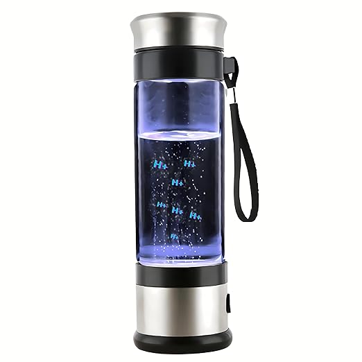 350mL Hydrogen Water Bottle, Hydrogen Water Bottle Generator, Hydrogen Rich Water Bottle Portable Hydrogen Generator Cup Water Ionizer (Water Cup)