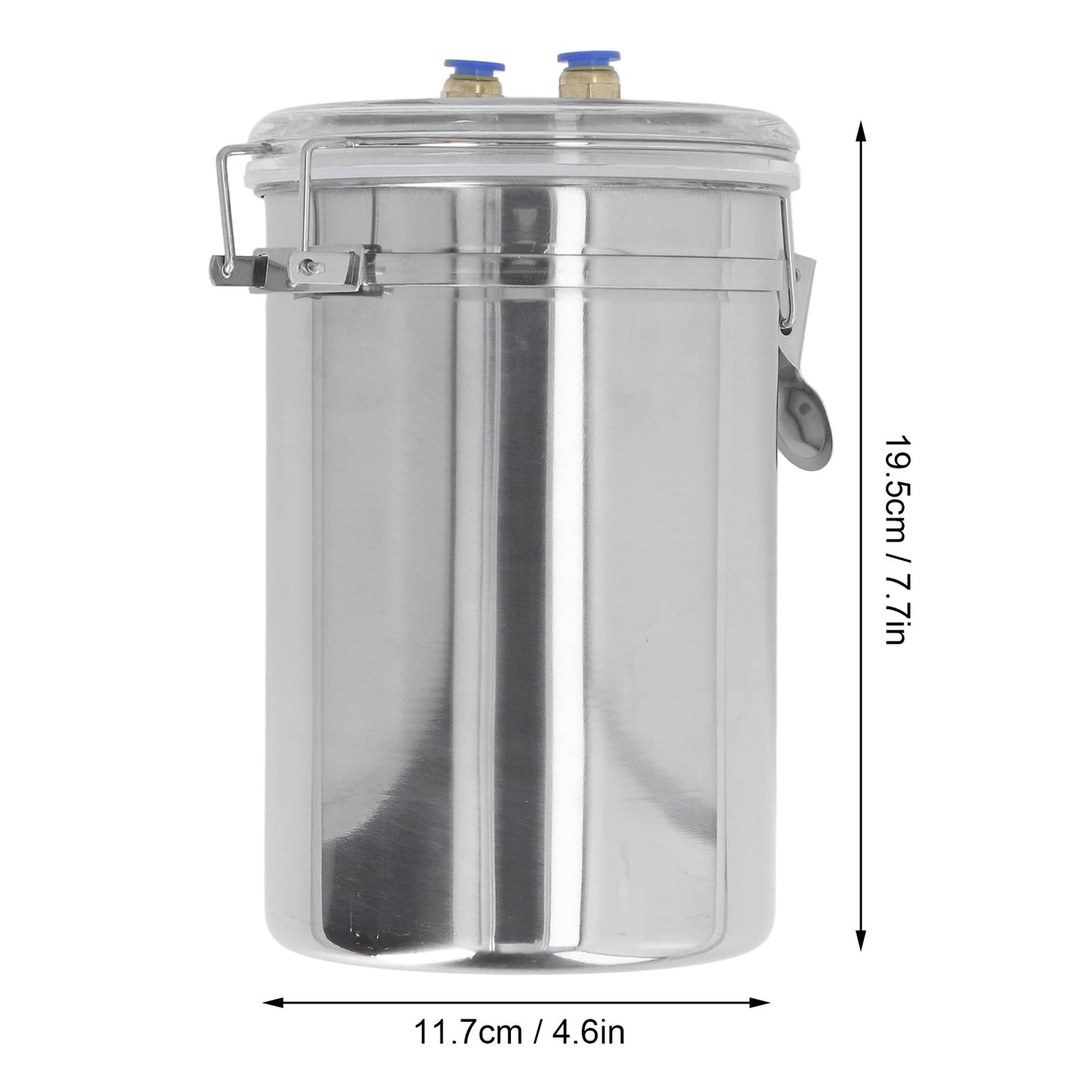 2L Goat Milking Machine Electric, Manual Goat Milker with Stainless Steel Bottle Goat Milker Machine Electric Pump for Milk Plant, Dairy Farm,Sheep Farm Portable Livestock Milking Supplies