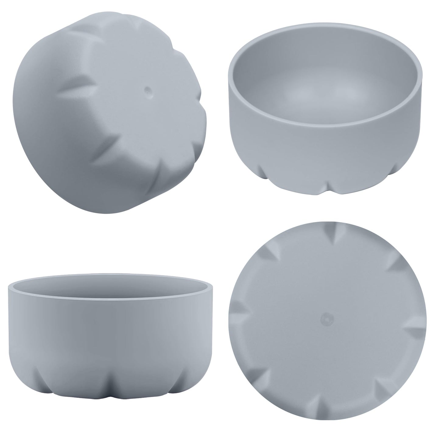 VIKIZUES Silicone Boot Compatible with Owala Water Bottle 24 oz & S'well 25 oz Water Bottle and More 25 oz Stainless Steel Water Bottles, Anti-Slip Bottom Protector Sleeve (Grey)