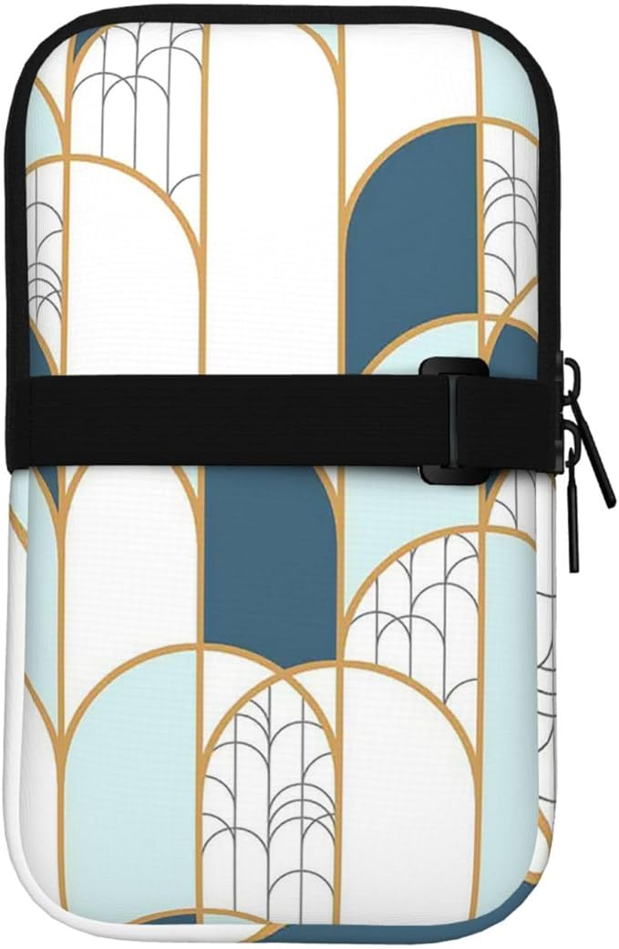 Water Bottle Pouch for Stanley Cup 40oz 30oz,Personalized Gym Purse for Men Women, Tumbler Pouch with Versatile Pocket Water Bottle Bag for Cards, Keys, Phone Botanical Leaf