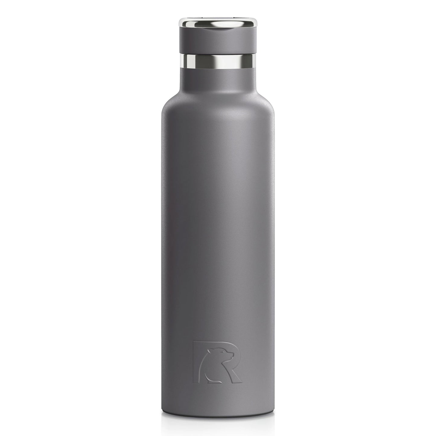 RTIC 20oz Journey Bottle Metal Stainless Steel Vacuum Insulated, BPA Free, Reusable, for Water, Hot and Cold Drinks, Travel, Sports, Camping, Graphite