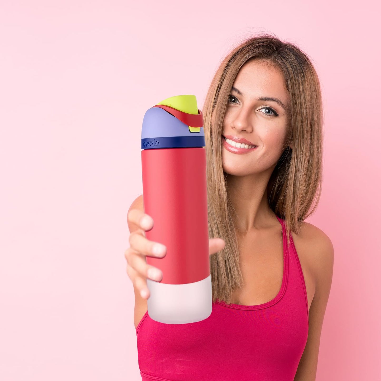 HEYSKAY 2PCS Silicone Boot for Owala Flask Water Bottle 24oz Anti-Slip Protective Sleeve for Owala Twist,FreeSip and Flip Stainless Steel Water Bottle BPA-Free Boot Bottom Base