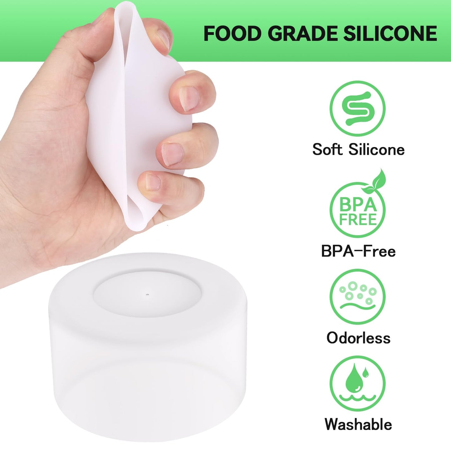 2 PCS for Stanley Boot, Silicone Bottom for Stanley Cup Boot Quencher Adventure 40oz&for Hydroflask Boot 12-24oz for Stanley Tumbler Accessories for Stanley Cup Accessories Avoid Scratches&Noise