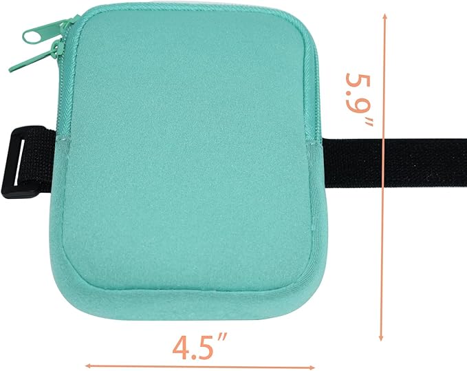 Water Bottle Pouch, Compatible with Stanley Quencher Adventure 40oz & Fit for Stanley IceFlow 20oz 30oz,Handheld Pocket for Safely Carry Cards Keys, Wallet, Earphone etc. Daily Necessities