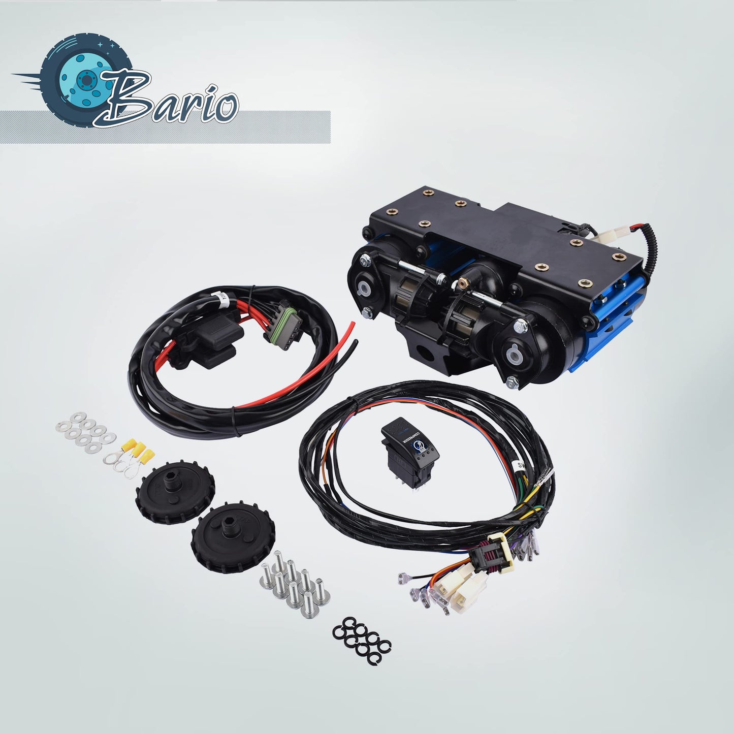 Universal High Performance On-Board Twin Air Compressor 12 Volts Replacement For ARB CKMTA12, For Tire Inflator Air Horn Air Tools Air Lockers Locking Differentials and Pneumatic Tools