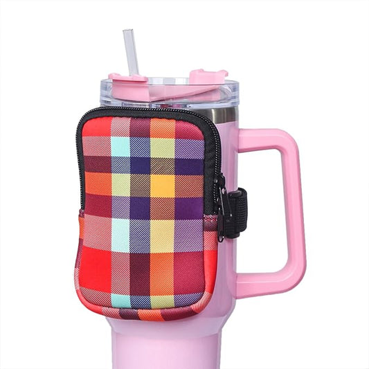 Water Bottle Zipper Bag for Stanley Tumbler 40oz&IceFlow 20 30oz,Gym Accessories for Men Women,Pack for Cards Keys Earphone (#3)