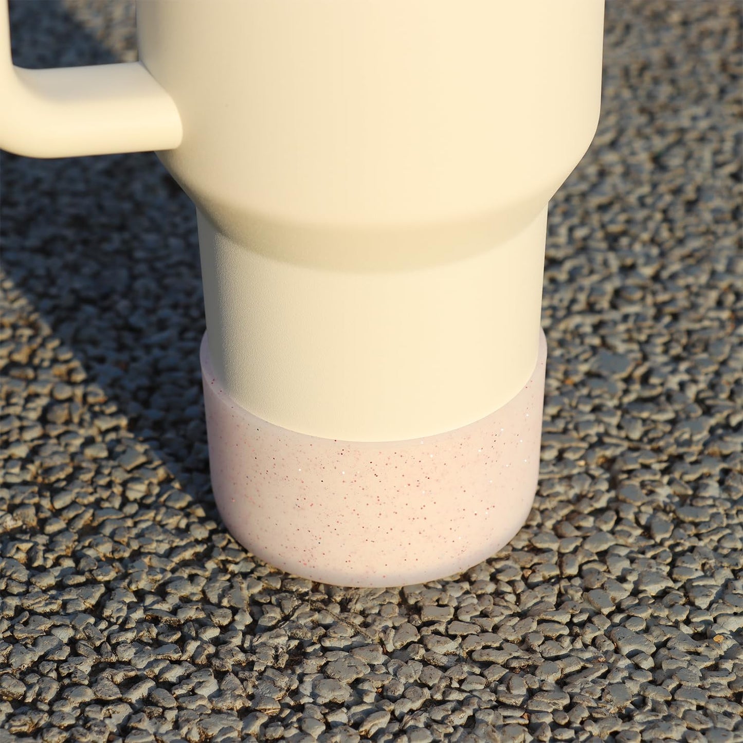 WORBSS Silicone Boot Sleeve for Stanley Cup H2.0 40oz Tumbler Accessories & Hydro Flask 18-24oz with Anti Slip Protector Bottom Cover Bumper for Water Sport Bottles Personalized Identification