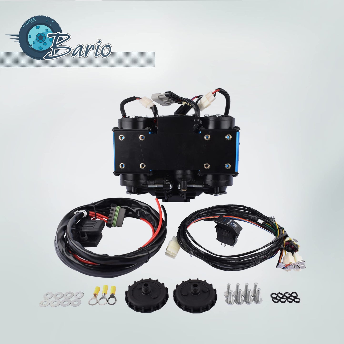 Universal High Performance On-Board Twin Air Compressor 12 Volts Replacement For ARB CKMTA12, For Tire Inflator Air Horn Air Tools Air Lockers Locking Differentials and Pneumatic Tools