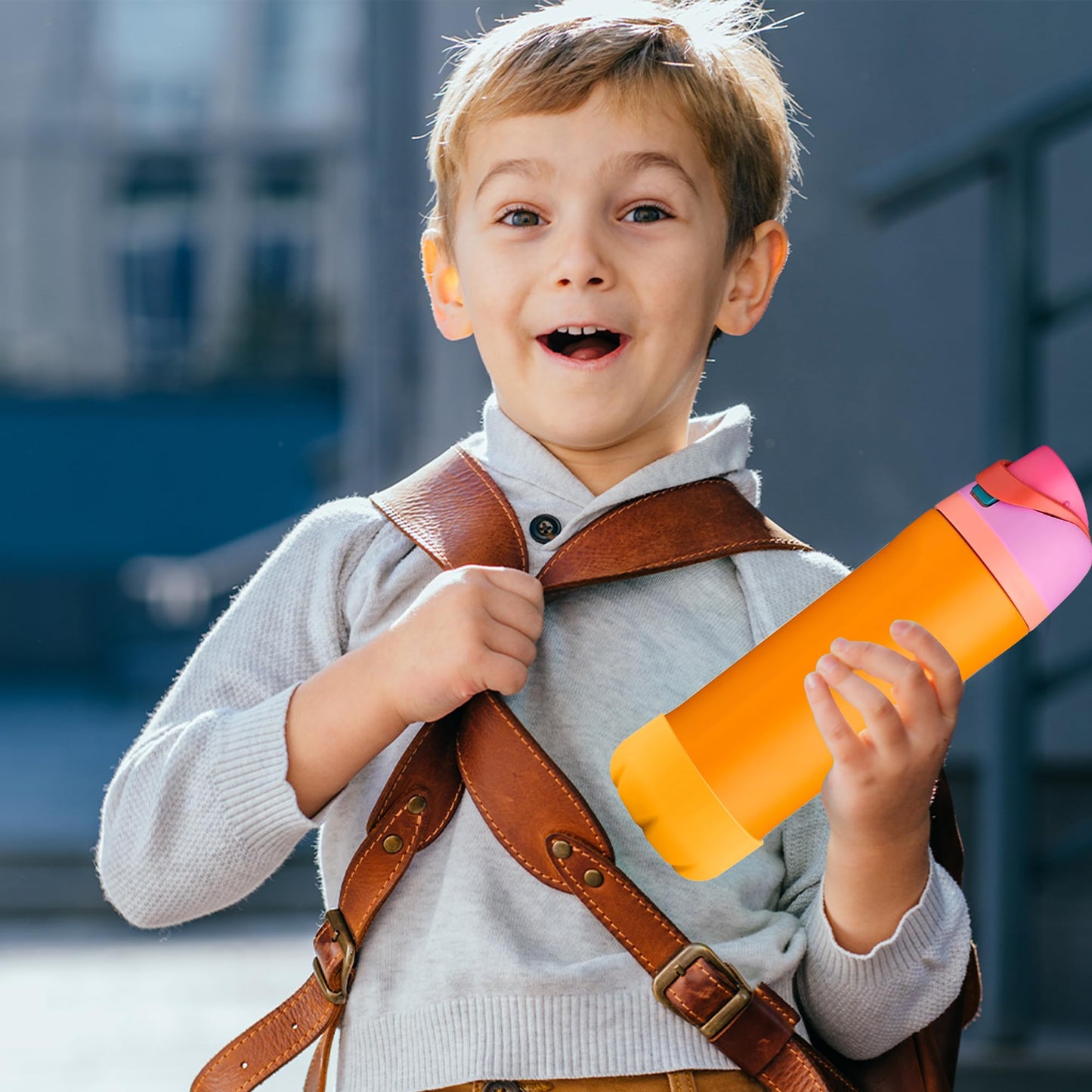 VIKIZUES Silicone Boot Compatible with Owala Water Bottle 24 oz & S'well 25 oz Water Bottle and More 25 oz Stainless Steel Water Bottles, Anti-Slip Bottom Protector Sleeve (Starfish)