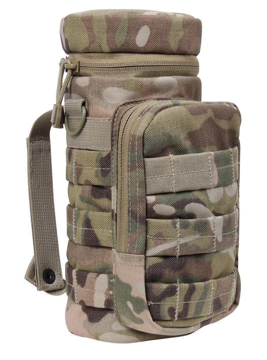 Rothco MOLLE Compatible Water Bottle Pouch, Multicam