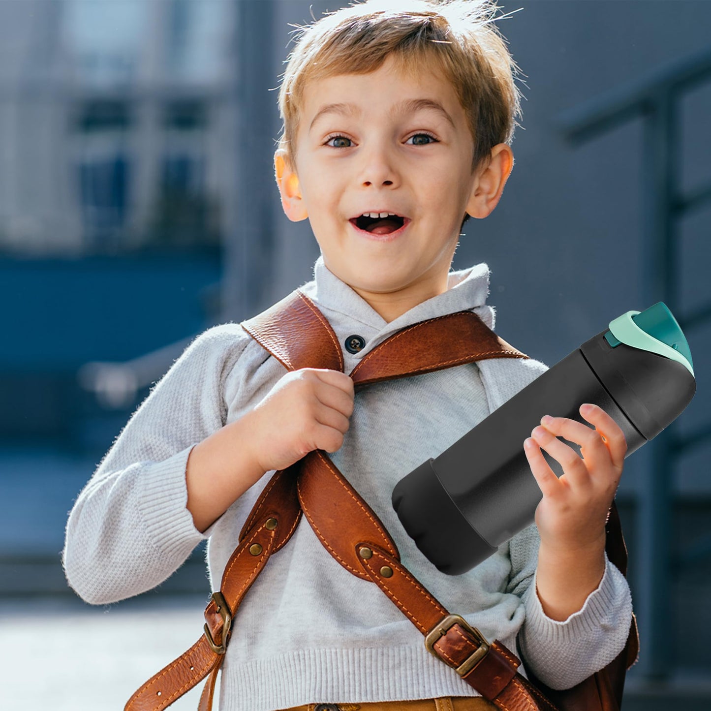 VIKIZUES Silicone Boot Compatible with Owala Water Bottle 24 oz & S'well 25 oz Water Bottle and More 25 oz Stainless Steel Water Bottles, Anti-Slip Bottom Protector Sleeve (Black)