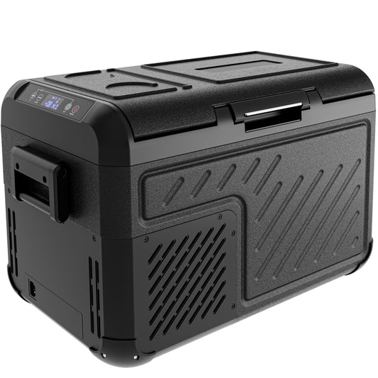 EUHOMY 12 Volt Refrigerator, 26 QT(25 L) Portable Freezer, Electric Cooler -4℉~68℉, 12V Car Fridge Reversible Door, Portable Freezer 12/24V DC & 100-240V AC for Camping, Truck, Travel