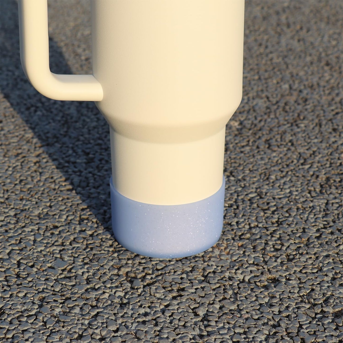 WORBSS Glitter Silicone Boot Sleeve for Stanley Cup H2.0 40oz Accessories & Hydro Flask 18-24oz 2.85-3.0 inch Tumbler Wide Mouth Water Bottle Protector Bottom Sleeve Cover Bumper Best Gifts