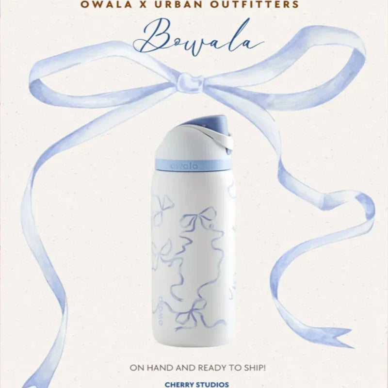 Owala water bottle with straw