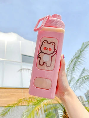 Kids BPA Free Water Bottle With Straw