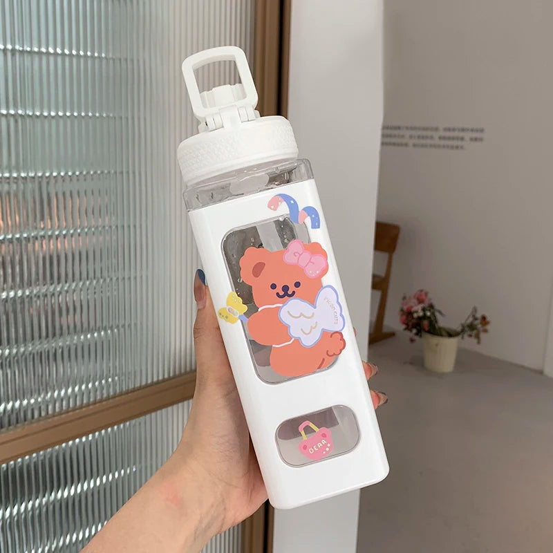 Kids BPA Free Water Bottle With Straw