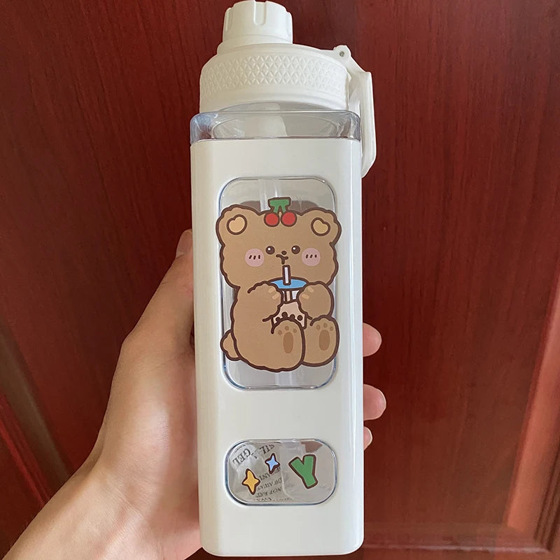 Kids BPA Free Water Bottle With Straw