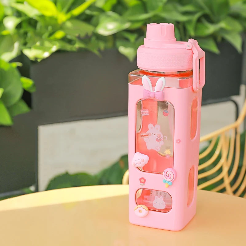Kids BPA Free Water Bottle With Straw