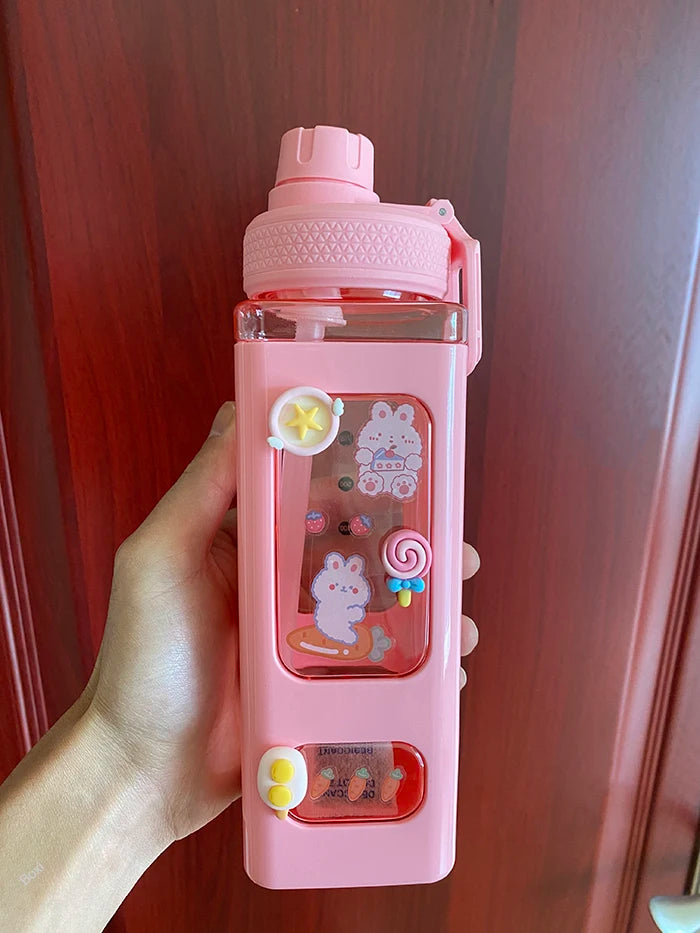 Kids BPA Free Water Bottle With Straw