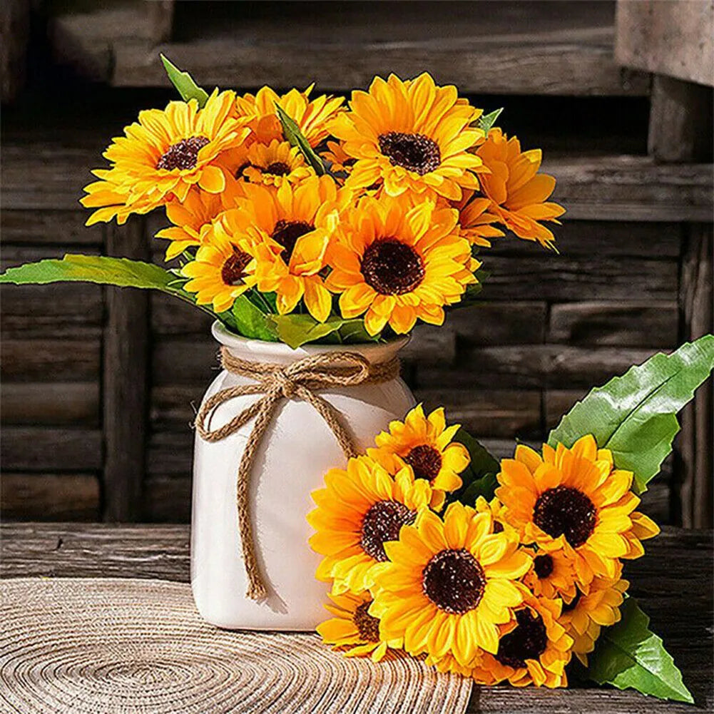 Artificial Sunflower Bouquet 7 Heads