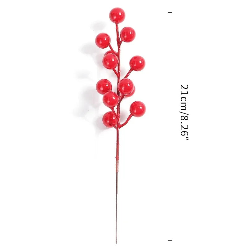 Christmas Red Berry Branch Decorations