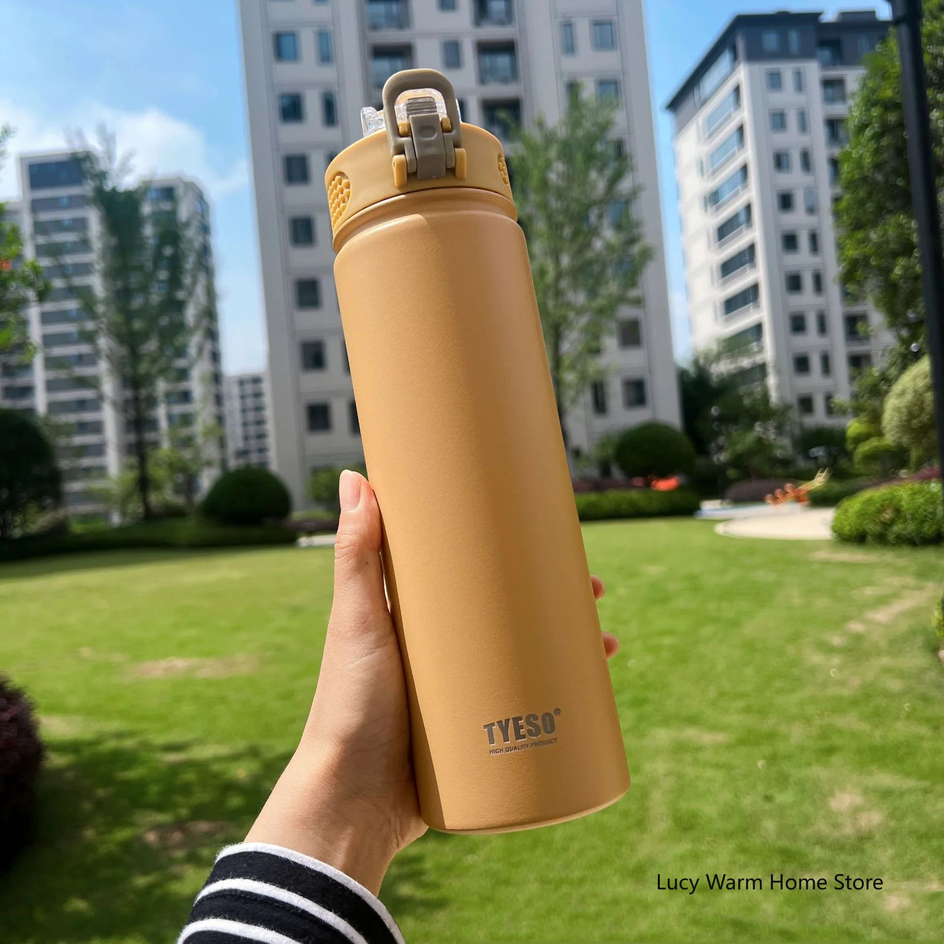 TYESO Stainless Steel Water Bottle 
