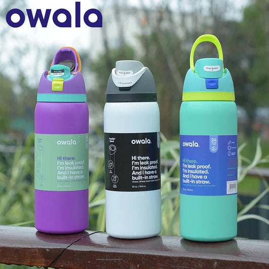 Owala Insulated Stainless Steel Water BottleBPA-Free Sports Water Bottle