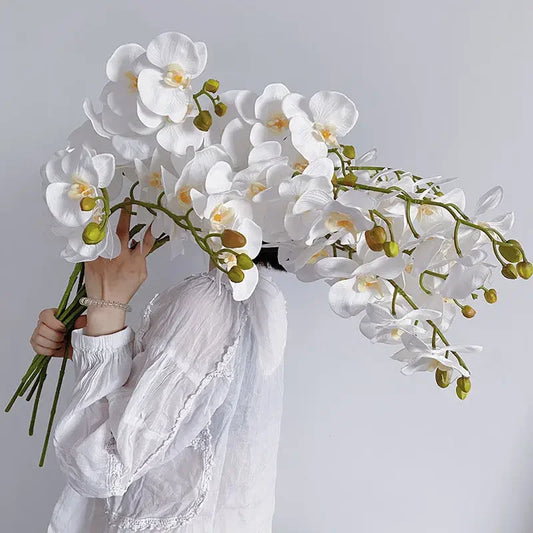 Artificial Butterfly Orchid Flowers Decor