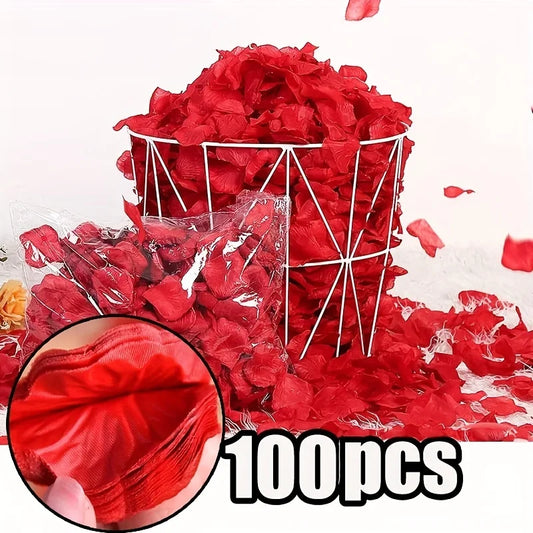 Artificial Rose Petals for Décor 100Pcs