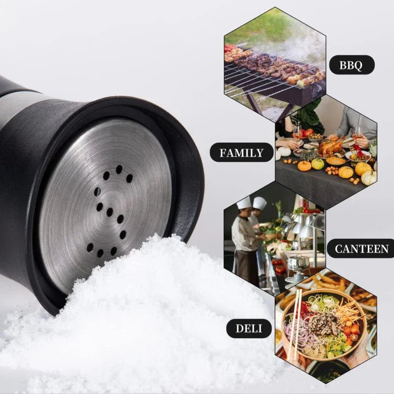 Stainless Steel & Glass Spice Bottles