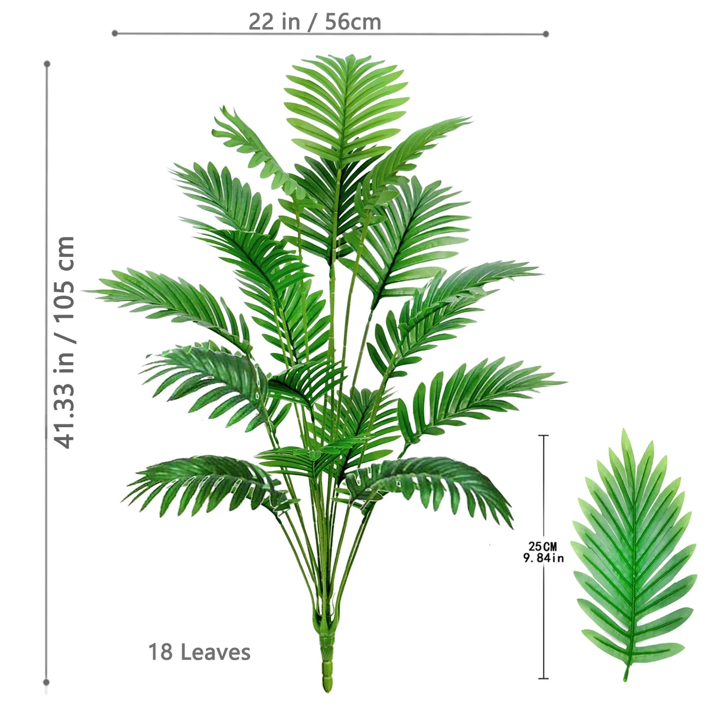 Artificial Palm Tree Tropical Decor
