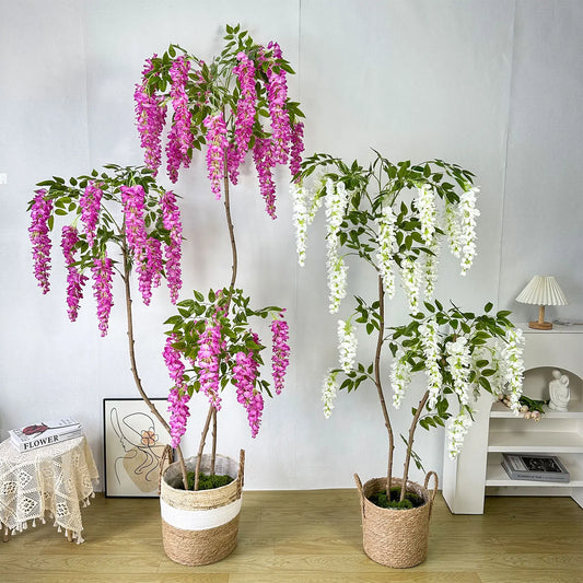 Artificial Wisteria Tree Décor