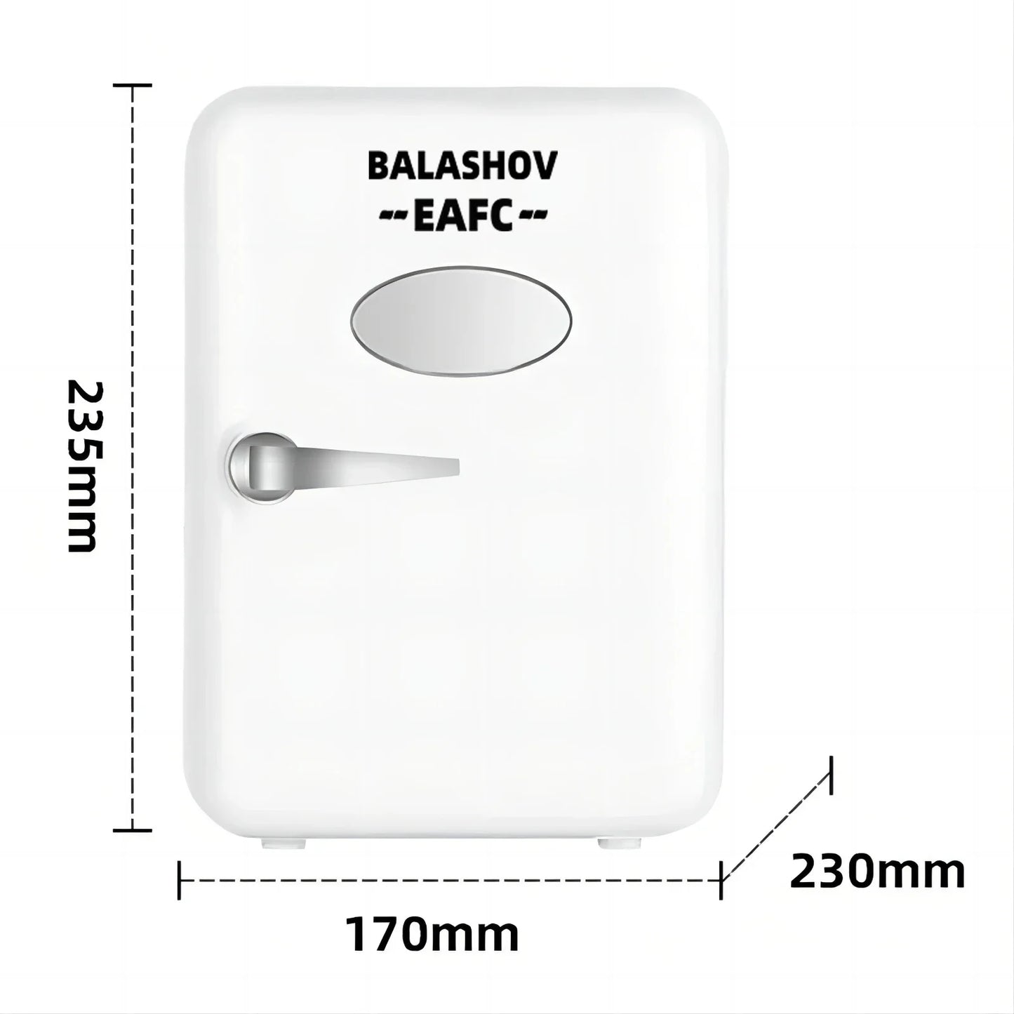 BALASHOV  4L Mini Refrigerator for Car and Home