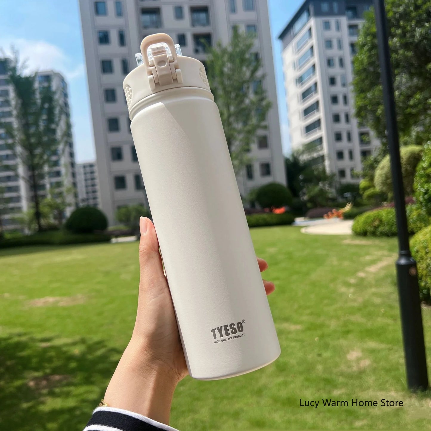 TYESO Stainless Steel Water Bottle 