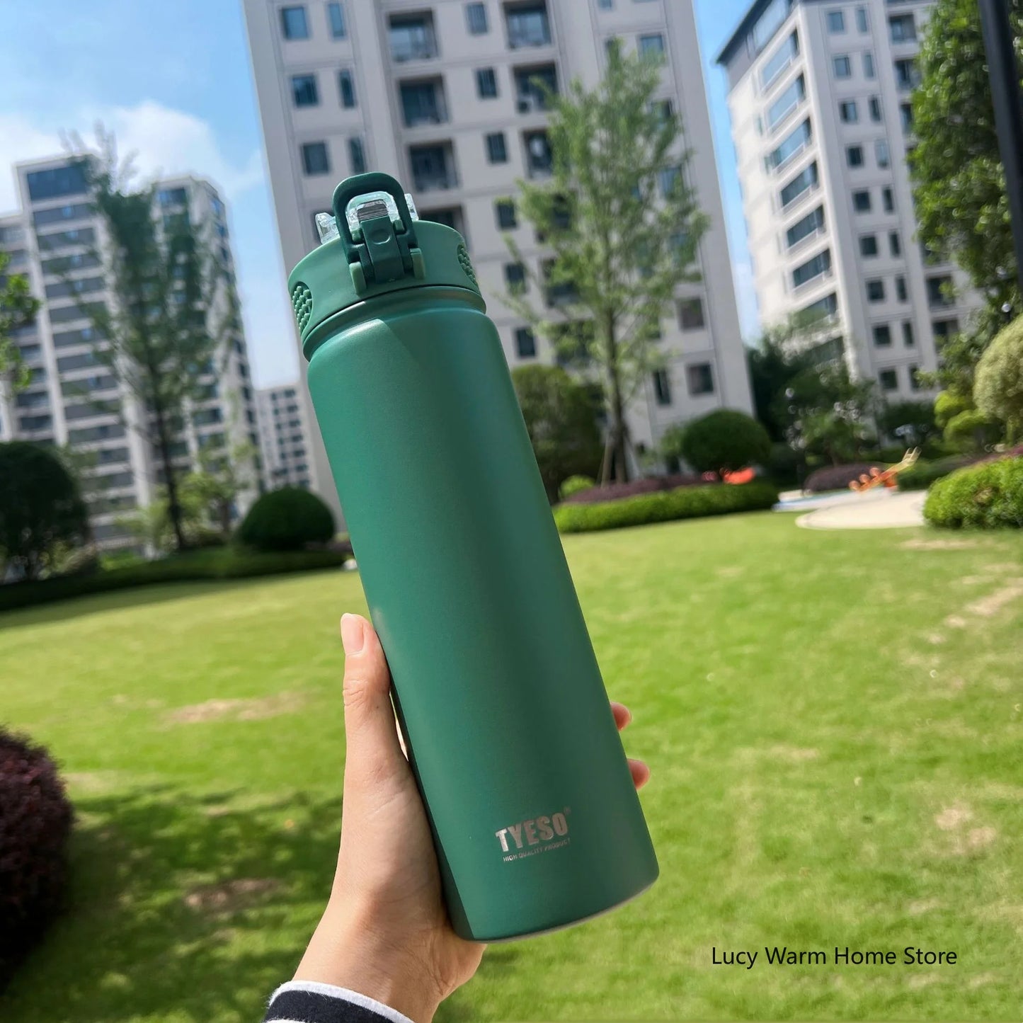 TYESO Stainless Steel Water Bottle 