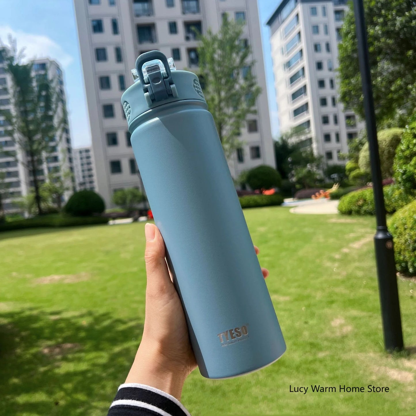 TYESO Stainless Steel Water Bottle 