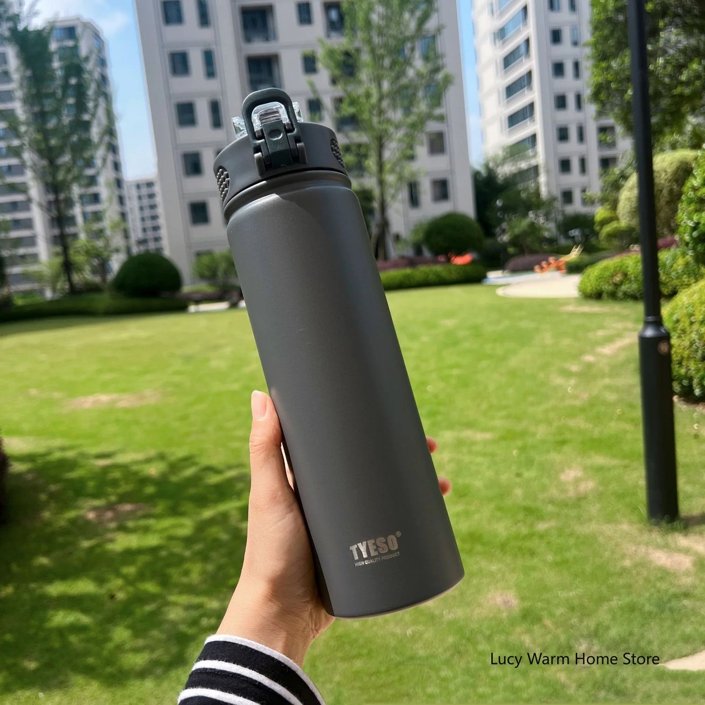 TYESO Stainless Steel Water Bottle 